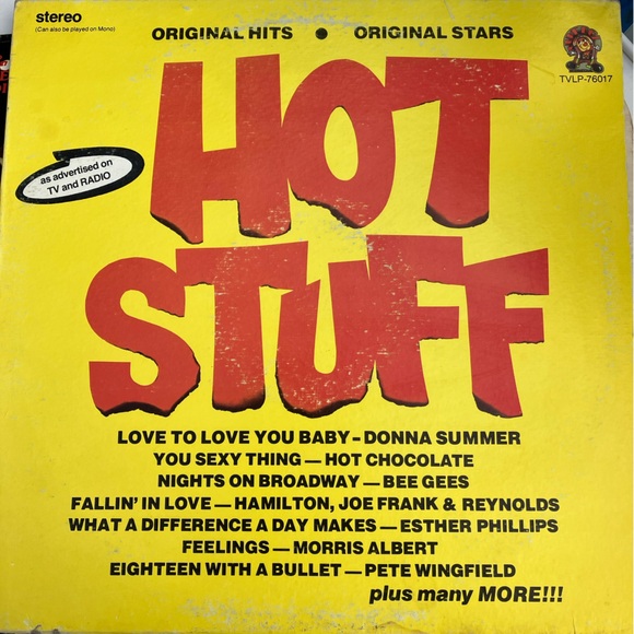 Vintage Other - HOT STUFF 1976 - Vinyl LP Record vintage